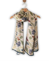 Botanical Reverie — A graceful composition of delicate botanicals, woodland butterflies, and soft ivory tones.