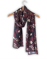 Crimson Bloom — A graceful fusion of deep crimson florals and timeless elegance.