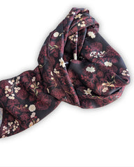 Crimson Bloom — A graceful fusion of deep crimson florals and timeless elegance.