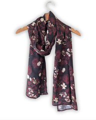 Crimson Bloom — A graceful fusion of deep crimson florals and timeless elegance.